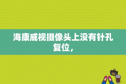 海康威视摄像头上没有针孔复位，