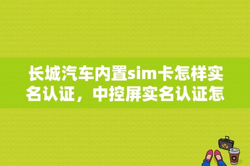 长城汽车内置sim卡怎样实名认证，中控屏实名认证怎么回事啊