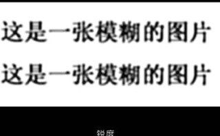 模糊图像怎么造成的（拍出来的图片很大张很清晰，缩小了就变得不清楚，那是为什么）