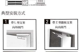 外开门怎么装磁力锁（开门机感应锁磁石怎么安装）