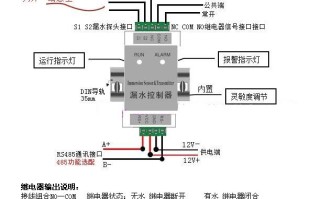 漏水报警绳怎么接线，漏水监测传感器怎么接线图解