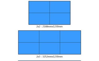 lcd拼接屏尺寸怎么计算（100寸无缝拼接屏多大尺寸）
