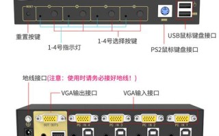 vgakvm切换器怎么使用，vga切换器怎么用键盘切换