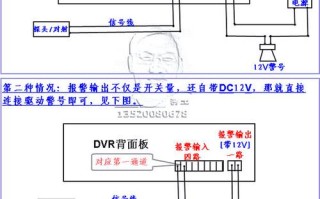 录像机报警怎么接线（录像机关于外接报警器问题）