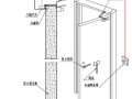防火门门磁安装位置，监控门磁安装示意图