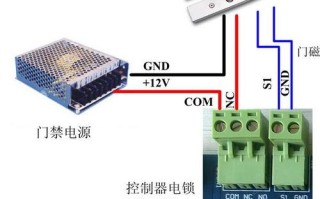电磁锁怎么配遥控（电磁锁无线摇控器com接哪）