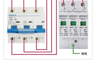 视频防雷器接线方法，怎么计算串联电源防雷器的电压