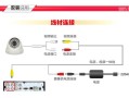 请问，球形监控摄像头，电源应该怎么接，急急急，球形摄像机怎么接电源线