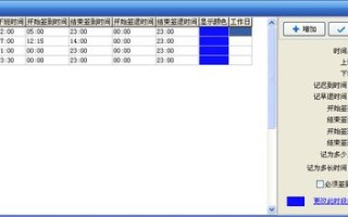 电子考勤机怎么设置（电子考勤机怎么设置时间）