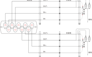 电子围栏怎么接线图（电子围栏怎么接线图解）