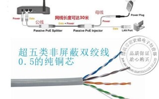 摄像头网线带电的接法，网线怎么接监控头线