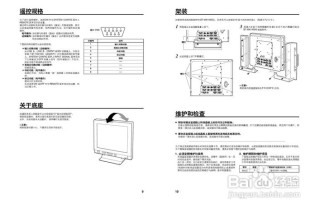 panasonic监视器怎么用（panasonic监视器说明书）