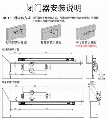 闭门器安装方法与尺寸，闭门器怎么安装视频-第3张图片-安保之家