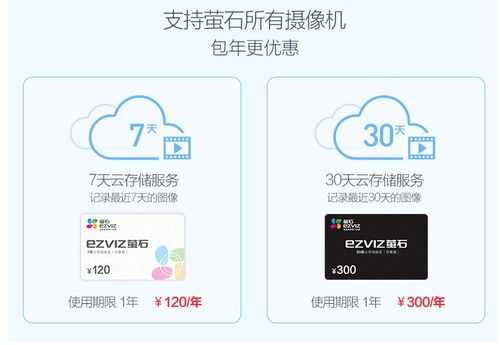 萤石摄像头云存储费用，海康云存储怎么收费的-第1张图片-安保之家
