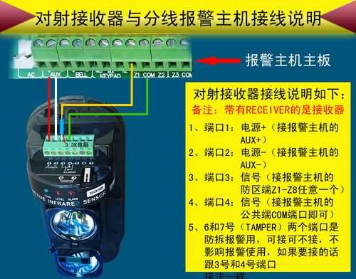 红外报警怎么接线（11对，红外报警对射怎么接线）-第2张图片-安保之家