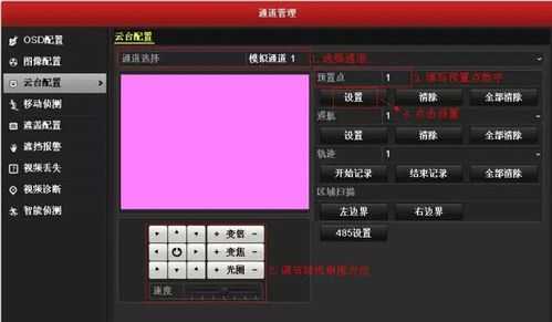 摄像头预置点怎么设置，监控预置怎么设置的-第2张图片-安保之家