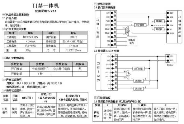 fc-s02m门禁忘记密码怎么解决，fc-s02e门禁使用说明书-第2张图片-安保之家