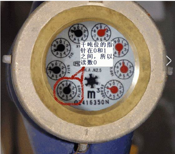 老式水表怎么读（请教大家看看我家的水表读数）-第1张图片-安保之家