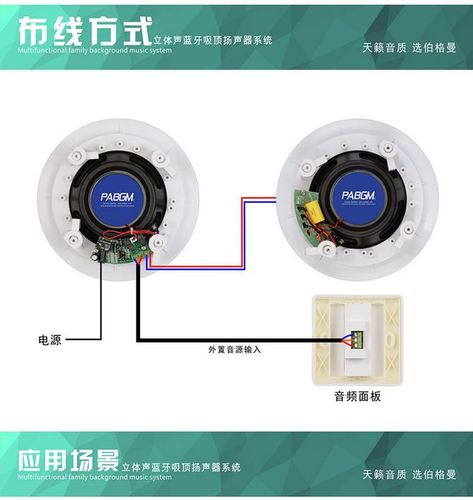 客厅吊顶嵌入式音响怎么放线，广播音响怎么布线的-第2张图片-安保之家