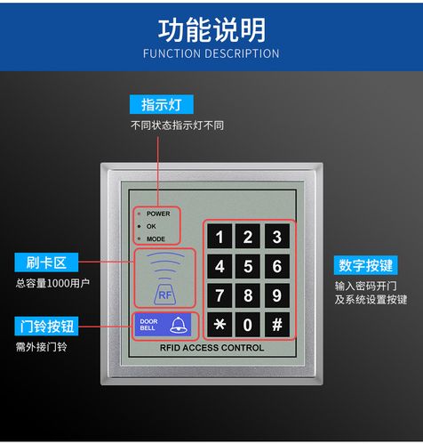 智能门禁一体机怎么设置密码，键盘门禁怎么修改密码视频-第3张图片-安保之家