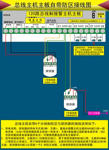 红外对射单防区怎么接线，单防区模块接线示意图图片-第3张图片-安保之家