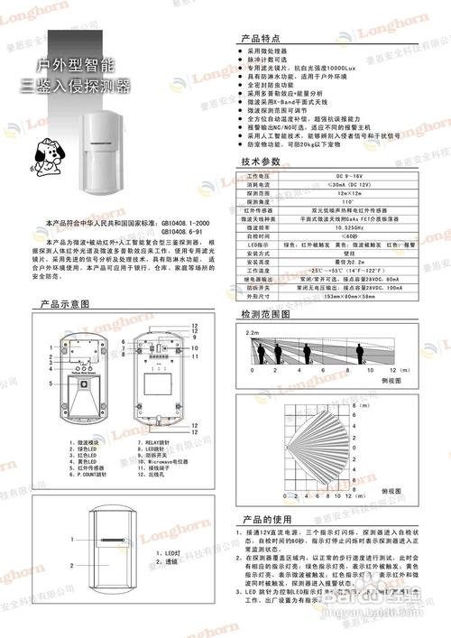 红外探测器规格型号，dsc安防说明书-第1张图片-安保之家