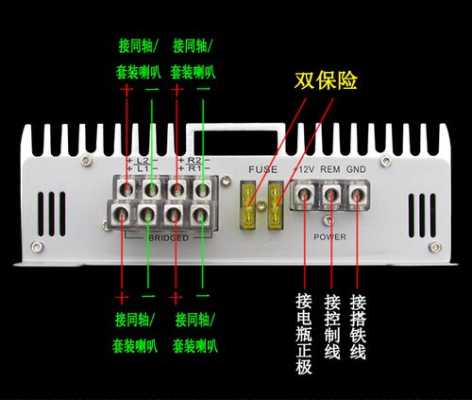 合并功放怎么接4个音箱，4个拼接屏怎么连线使用-第1张图片-安保之家