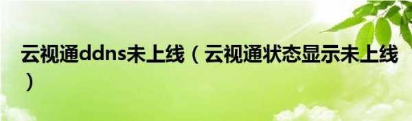 云视通的状态为什么显示未上线，-第2张图片-安保之家