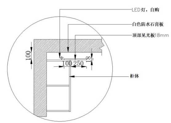 门板与见光板45度安装方法，裁剪红外线怎么安装图解-第2张图片-安保之家