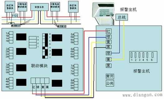 联动报警模块怎么做（报警联动继电器的接线方法）-第3张图片-安保之家