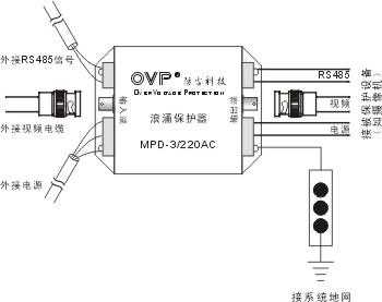 监控电源怎么防雷器（摄像头防雷器接200v还是接12v）-第3张图片-安保之家