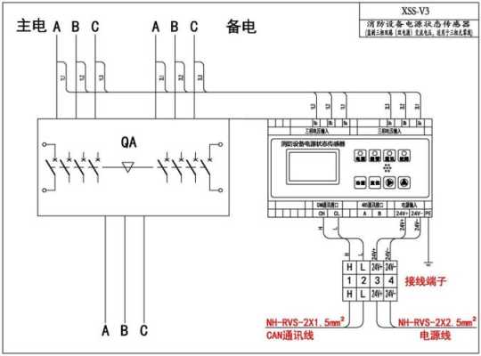 消防设备监控电源怎么接线（消防设备监控电源怎么接线图解）-第1张图片-安保之家